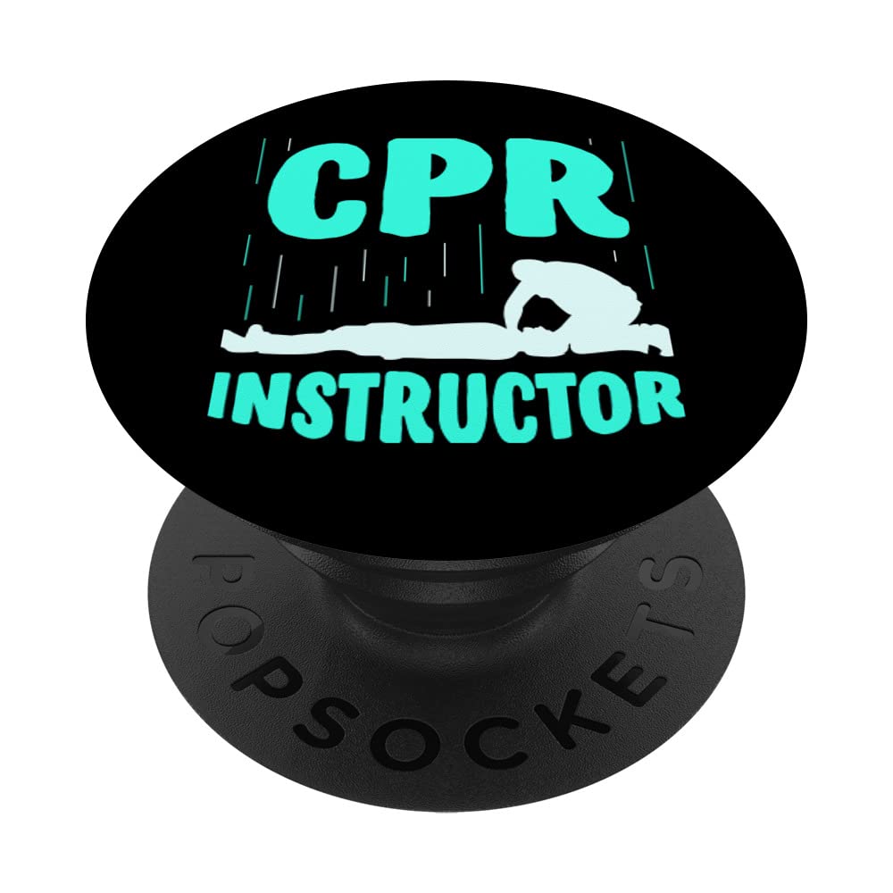 Cpr Instructor Emergency Care Coach First Aid Course PopSockets Swappable PopGrip
