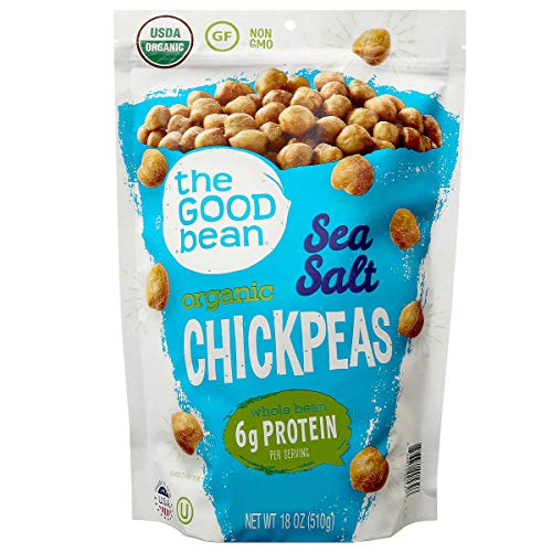 The Good Bean Sea Salt Flavor Crispy Crunchy Chickpeas, 18 Ounce - Thumbnail 2