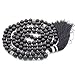 malahill mala beads necklace for women man, mala bracelet, prayer beads necklace, black onyx tassel necklace