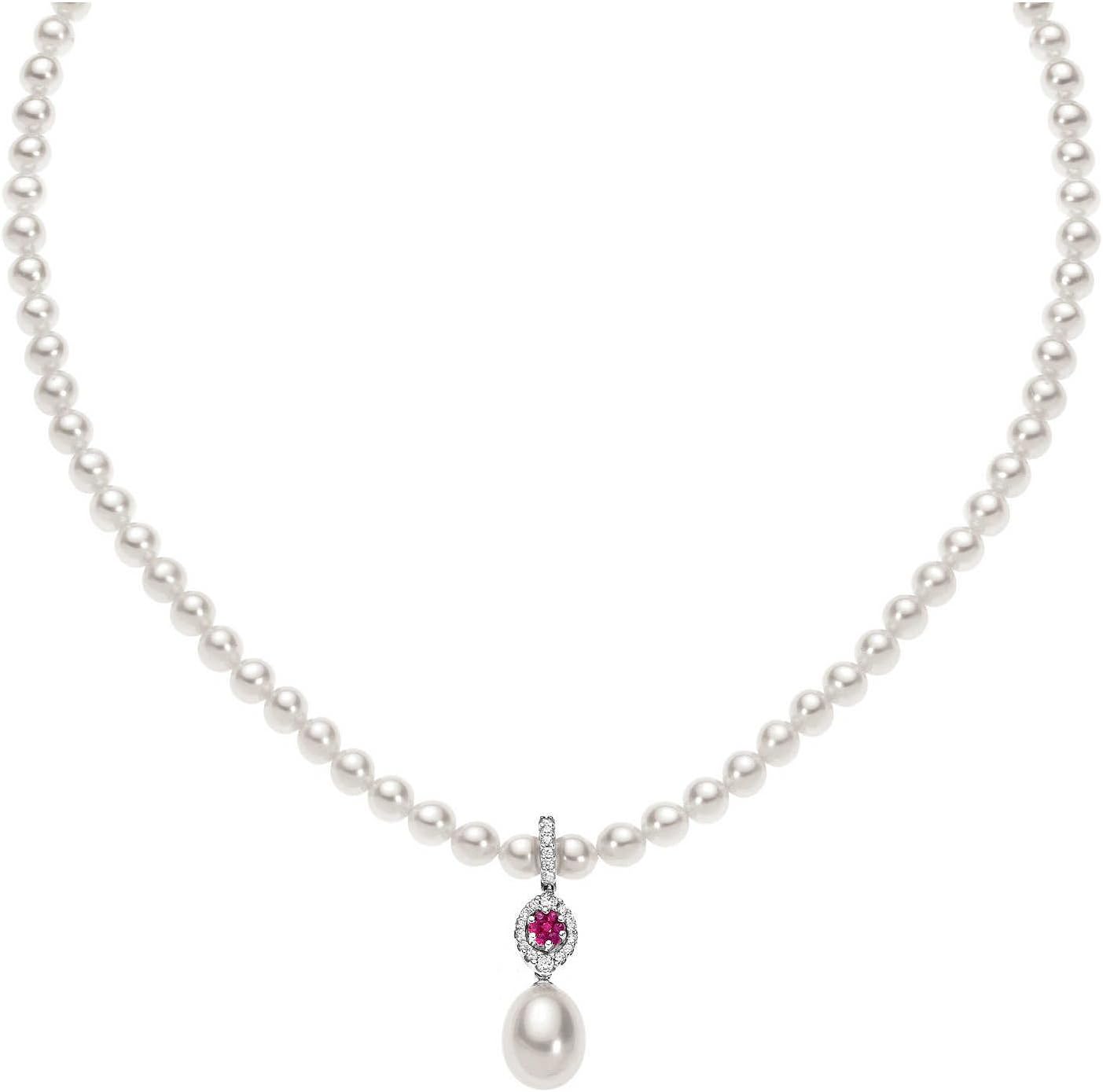Women's Necklace Jewellery Comete Pearl Classic Mod. FWQ 142