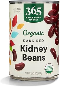 365 by Whole Foods Market, Organic Dark Red Kidney Beans, 15.5 Ounce