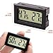 Mini Digital Temperature Humidity Meter Gauge Thermometer Hygrometer LCD Degree Celsius(C) Display Black