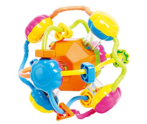 Happytime Infant Activity Baby Rattle Spinning Ball Toys for Toddlers