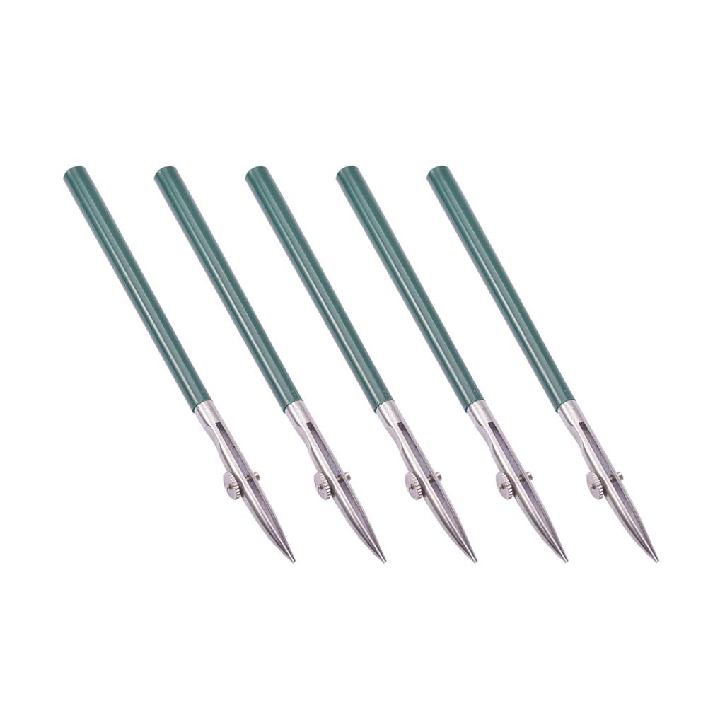 WANDIC Straight Line Pen, 5 Pcs Art Ruling Pen for Masking Fluid Fine Lines Watercolour Painting Tool