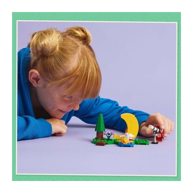 LEGO Animal Crossing Star Gazing with Eufemia, Building Set for Children, Video Game Set for Imaginative Role Play, Toy for Girls and Boys from 6 Years, Animal Toy with Figures, 77053