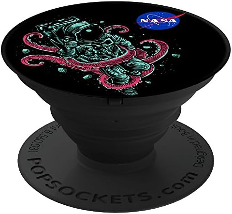 Fuzewear - NASA NASA Astronaut Octopus Tangled PopSockets Stand for Smartphones and Tablets PopSockets PopGrip: Swappable Grip for Phones & Tablets