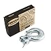 Driver Recovery Products 1/4 Inch Clevis Slip Hook with Safety Latch - Heavy Duty Grade 70 Forged Steel Towing Winch Hook