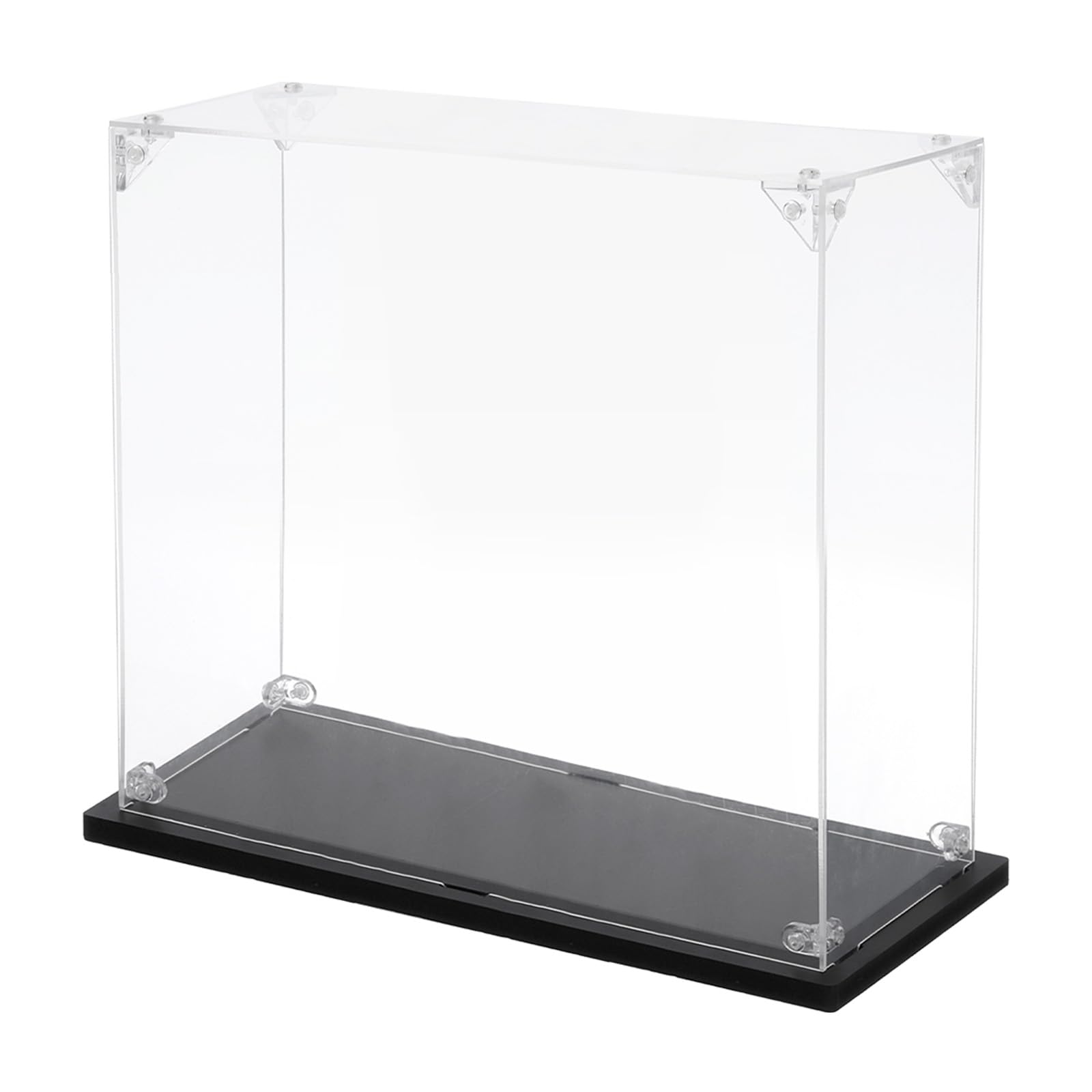 Photo 1 of MECCANIXITY Acrylic Display Case, 4''x8''x10'' Clear Display Box Assemble Dustproof Display Box Storage Organizer for Collectibles Action Figures