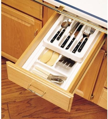 Amazon Com Rev A Shelf Rolling Cutlery Tray Insert Half Tray 11 3