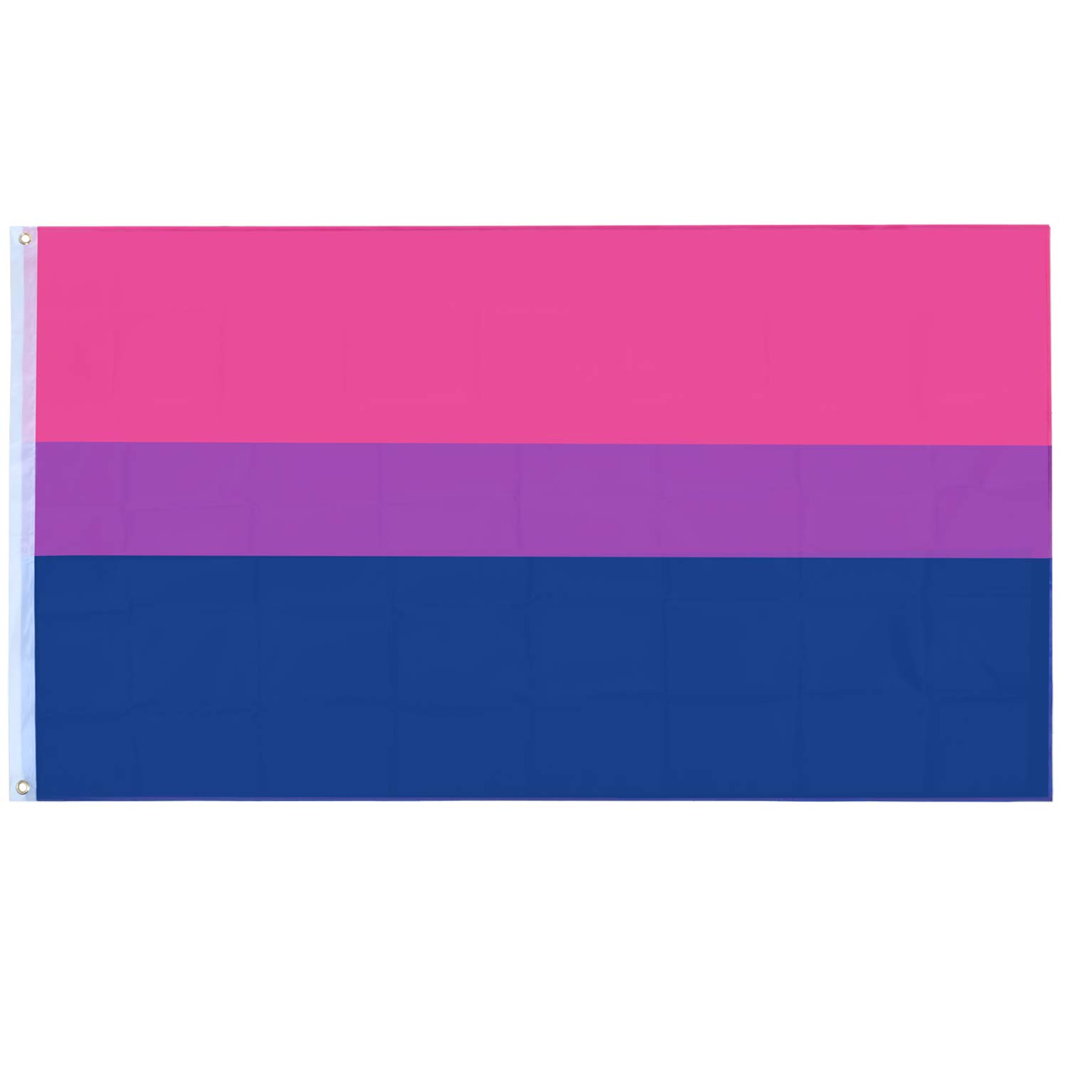 TRIXES Bisexual Flag – LGBTQIA2s+ Pride Flags – Outdoor and Indoor Accessories for Pride Month, Carnival, Festivals, Garden Party - Lesbian, Gay, Bi, Trans 5ft x 3ft