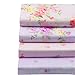 Sewing Cotton Fabric Fresh Floral Rose Quilting Bundle Fabric for Patchwork and Crafts 4 Designs Size 18