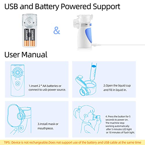 Anzorhal Portable Vaporizer,Humidifier Treatment,Cool Mist humidifier Machine for Kids & Adults