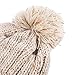 REDESS Women Winter Pompom Beanie Hat with Warm Fleece Lined, Thick Slouchy Snow Knit Skull Ski Cap