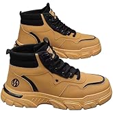 Hhhchpm Breathable Non-Slip Hiking Boots for Men - Ideal for Outdoor Walking, Mountaineering, and Winter Activities