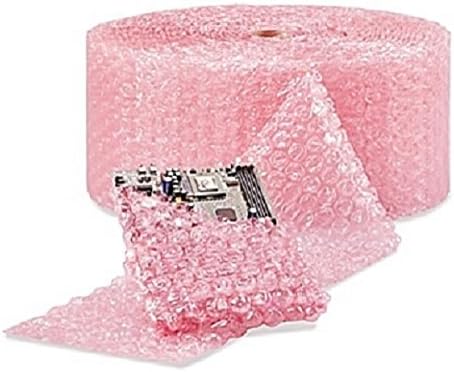 1/2" supplyhut Pink Anti-static Large Bubble Cushioning Wrap Padding Roll Cushion 500' x 12" Wide 500FT