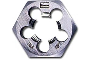 IRWIN Hanson 6711 Hex Threading Dies, DIE 1/8-28 BSP PIPE