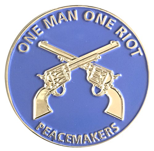 One Man One Riot Peacemakers Oath Challenge Coin by Thompson Emporium