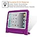 Fintie Kiddie Case for iPad 2/3/4 (Old Model) - Light Weight Shock Proof Convertible Handle Stand Kids Friendly for iPad 4th Generation with Retina Display, iPad 3 & iPad 2 - Purple