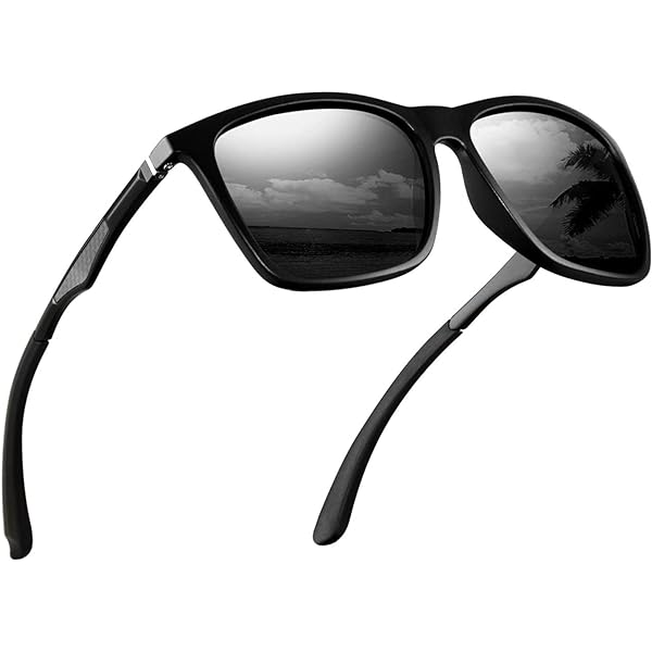 Óculos De Sol SA106 Masculino - Armação Retangular Metal - Proteção UV100% - Tamanho Único