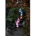 OWNUZZ® Solar Powered Wind Chimes (Lucky Star) Color Changing Wind Chimes Light with Double S Hanging Hook, Romantic Windbell Light Mobile Hanging lamp for Patio Gardening Lighting Home Decoration