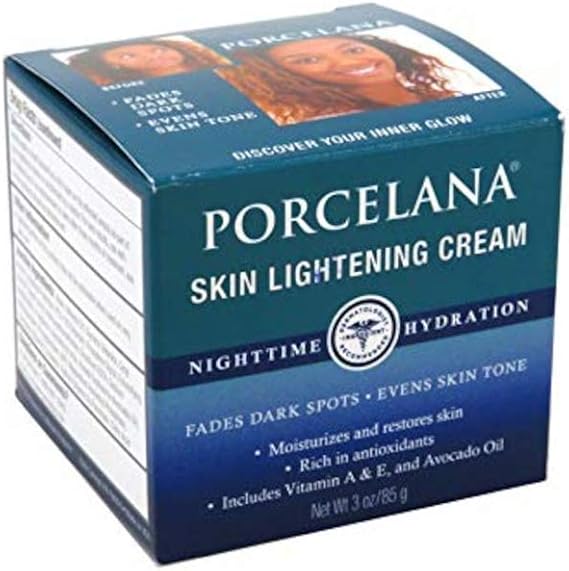 porcelana whitening night cream