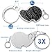 Fancii LED Lighted 3X Folding Pocket Magnifier with 15X Loupe, 60mm Diameter Flip Open Lens – Best Illuminated Portable Magnifying Glass for Reading, Inspection, Jewelry, Coins, Hobby, Travel
