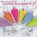 Premium Piping Bags 50 PCS - Extra Thick Tipless Pastry Bags - 15 in. Icing Bags - Large Disposable Cake Decorating Bags with Frosting Bag Ties for Cakes Cupcakes and Cookies