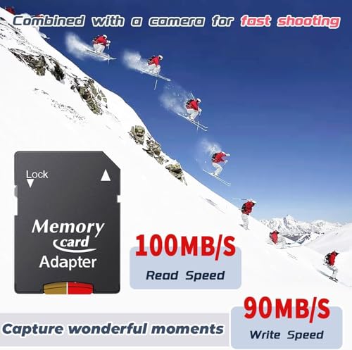 New MicroSDXC MicroSD Card 512GB Set with Adapter,Full HD & 4K UHD Card Class10 U3 High Speed for Camera/Phone/Tachograph,Tablet and Drones