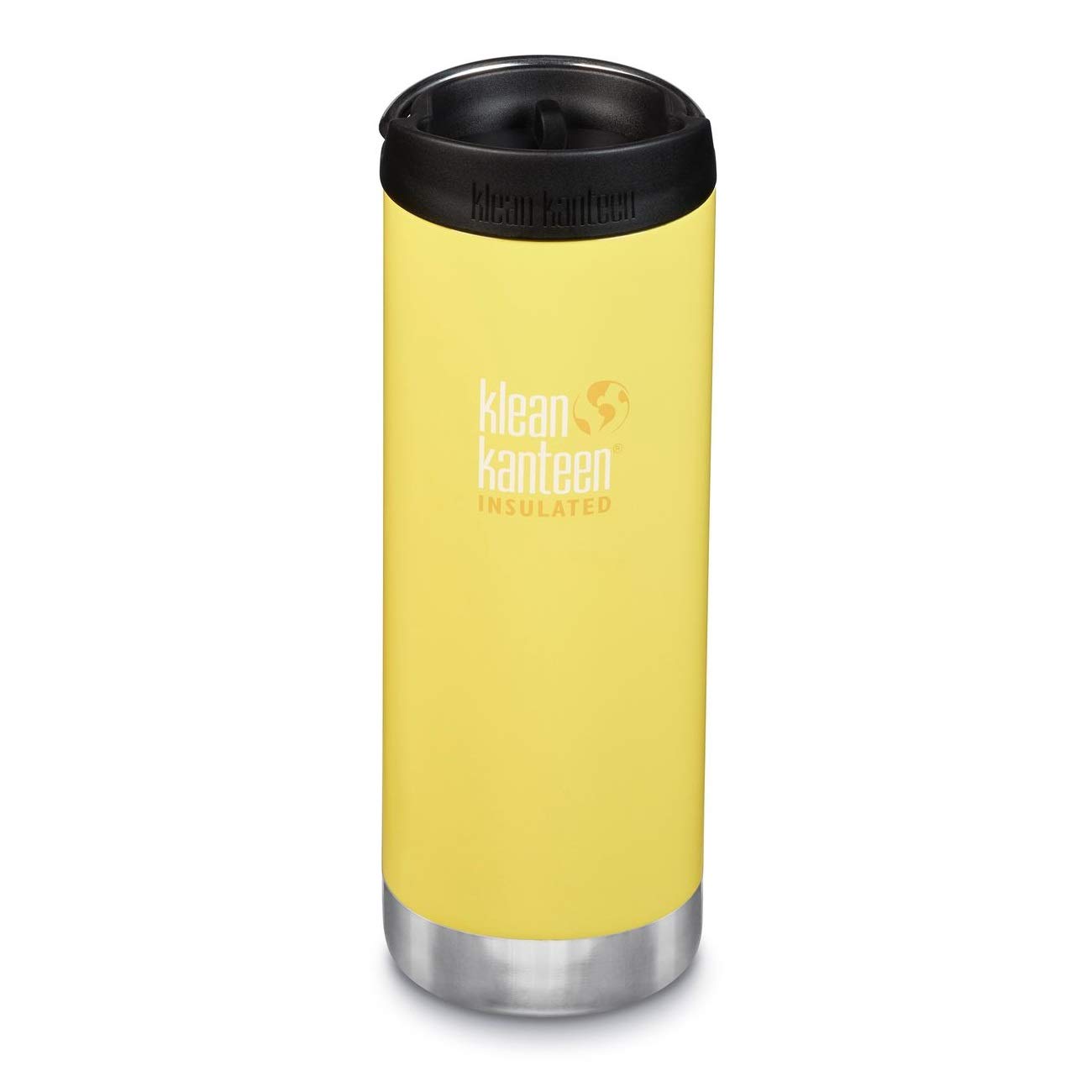 Klean Kanteen Unisex - Adult TKWide VI Water Bottle, Buttercup, 473 ml