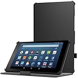 MoKo Case for All-New Fire HD 8 2017 / Fire HD 8 2016 - Slim-Fit Multi-angle Folio Cover with Auto Wake / Sleep for Amazon Fire HD 8 (7th Gen, 2017 / 6th Gen, 2016) 8