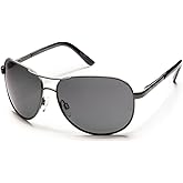 Suncloud Optics Aviator Sunglasses(Gun Metal,Gray Polarized)