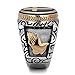 Men's Black & Silver Stainless Steel Christian Holy Cross Ring Size 8-14 (9)