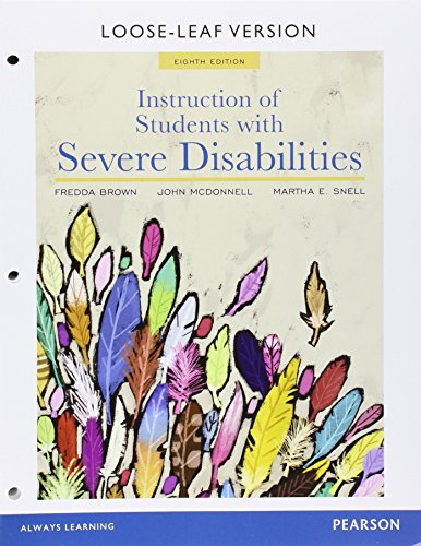 Instruction of Students with Severe Disabilities, Pearson eText - Access Card