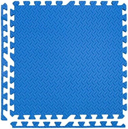WZG 4PC Puzzle Foam Mats Crawling Mats To Increase Children's Fitness Mats Bedroom Living Room Floor Mats 60602.5Cm,Blue
