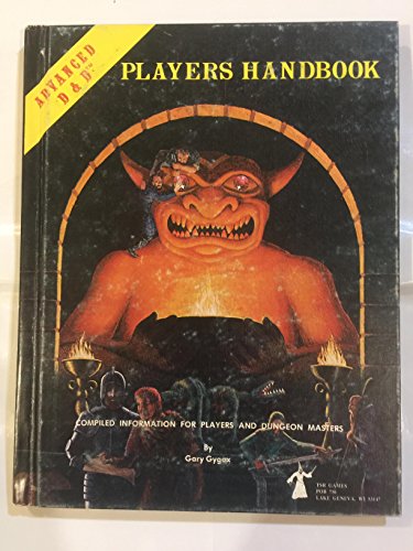 Official Advanced Dungeons & Dragons Players Handbook by Gary Gygax (Hardcover)