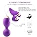 Utimi Vibrator Wireless Kegel Balls Double Motors Koro Balls 10 Vibration Modes with Remote Control Unique Colorful Breathing Light