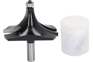 MUNEFE Roundover Router Bit, Round Over Bit with Ball Bearing, Tungsten Carbide Round Over Cutter Tool for Exquisite Workmans