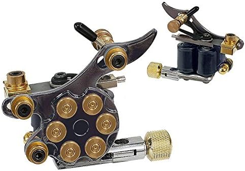 Afterlife Custom Irons Pistol Bullet Style Tattoo Shader Gun Machine - Black