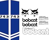 743 style C decal sticker kit fits bobcat