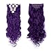 8PCS Clip in Hair Extensions Straight Wavy Curly Full Head Women Colorful Highlight Ombre Hairpiece -24