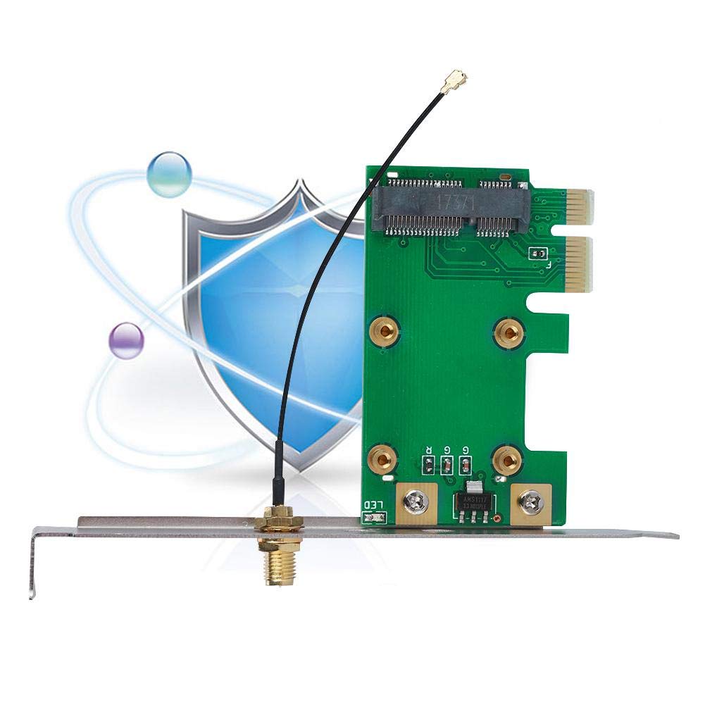 ASHATA 8265HMW Scheda Di Rete Wireless Mini PCI-E AC Dual Band 2.4/5G