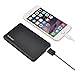 Selectec 5000mAh Power Bank Ultra-Slim External Battery Pack Protable Charger for Smartphones - Black