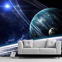 Wall Mural The Beautiful Space World Removable Self-Adhesive Wallpaper Wall Decoration for Bedroom Living Room - 66x96 inches