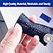 Denim Waist Extenders for Men and Women, Easy Fit Buttons for Jeans Trousers with Metal Button, Add 1/2” to 2” Extra Space, Set of 3 in Various Color