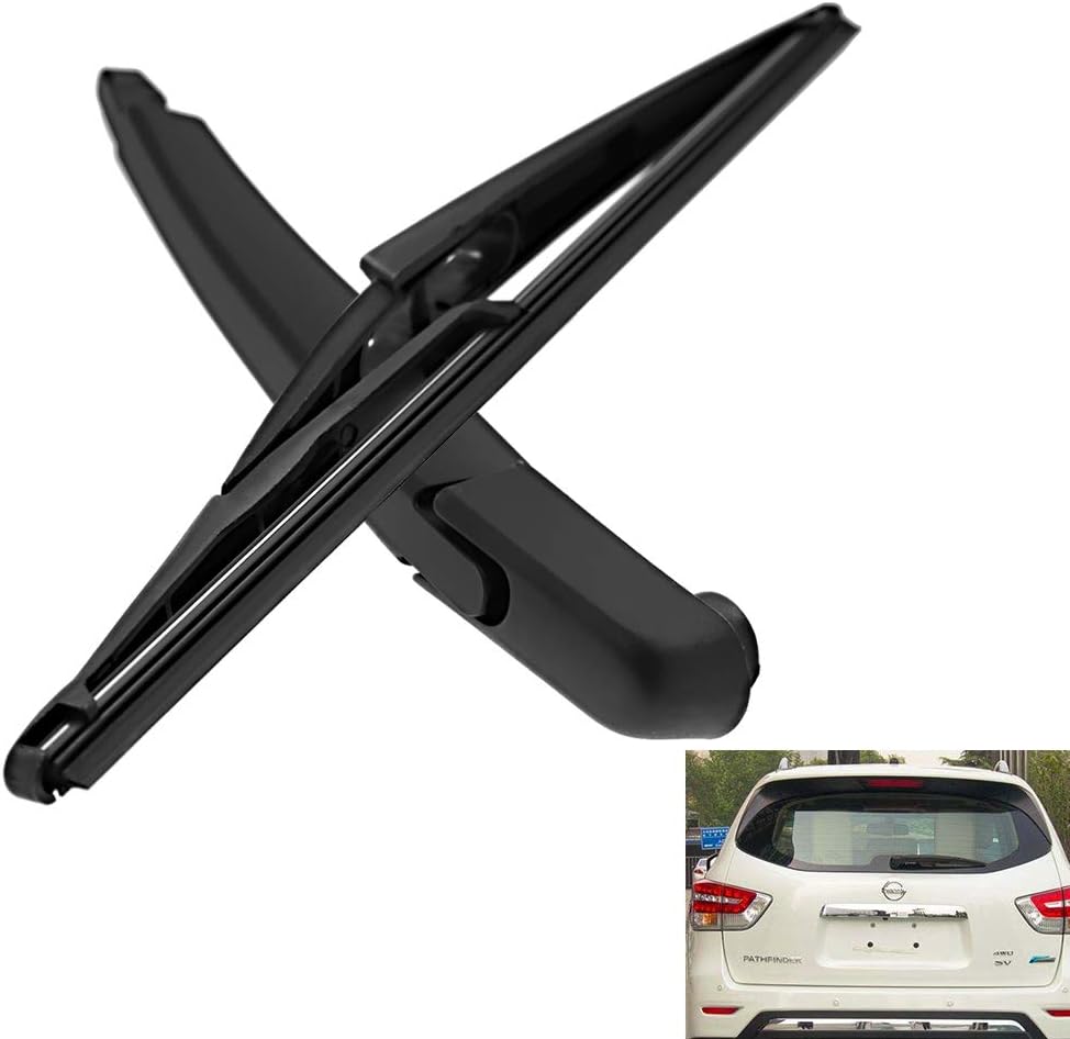 Rear Windshield Window Wiper Arm & Blade Replacement for Nissan Rogue Pathfinder 2013-2018 Replace#28780-3JA0A, 287803JA0A