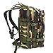 Z ZTDM 40L Outdoor Tactical Molle Backpack 3 Day Assault Pack Military Rucksacks,Bug Out Bag for School Traveling Camping Hiking Trekking,900D Waterproof (Jungle Camouflage)