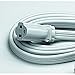 Fellowes 1-Outlet 3-Prong Heavy Duty Indoor Extension Cord, 9 Feet - 99595 Gray