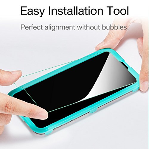 iPhone-X-Screen-Protector-ESR-2-Pack-iPhone-X-Tempered-Glass-Screen-Protector-with-Installation-Kit-Force-Resistant-Up-to-22-Pounds-Case-Friendly-for-iPhoneX-58-inch-2017-released-version