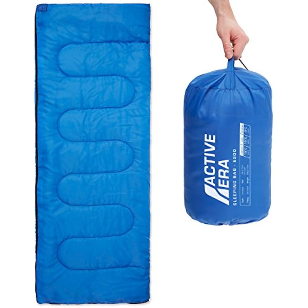 Premium Lightweight Single Sleeping Bag Warm Water Resistant, Perfect