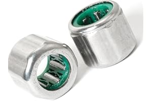 TUCKANER 2pcs HF081412 Needle Roller Bearings Unilateral Bearing Small Octagonal Bearings Industrial Bearings 8mm Bore 14mm OD 12mm Width with Nice Load Carrying Capacity and Stiffness Bearing